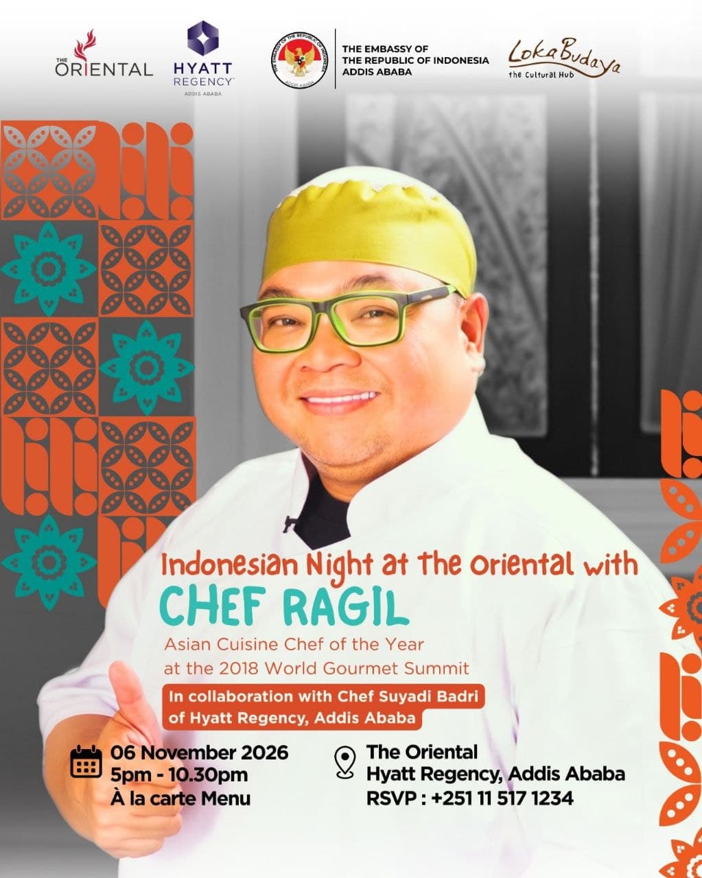 Indonesian Night at the Oriental with Chef Ragil (1/1)
