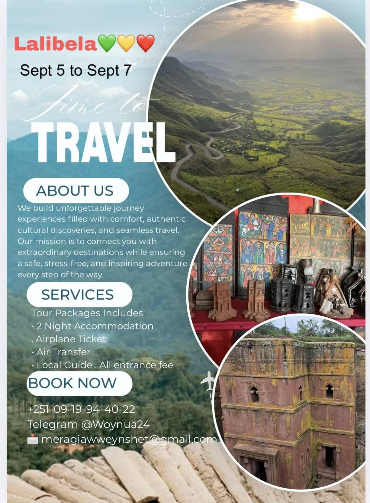 3 Day Trip to Lalibela