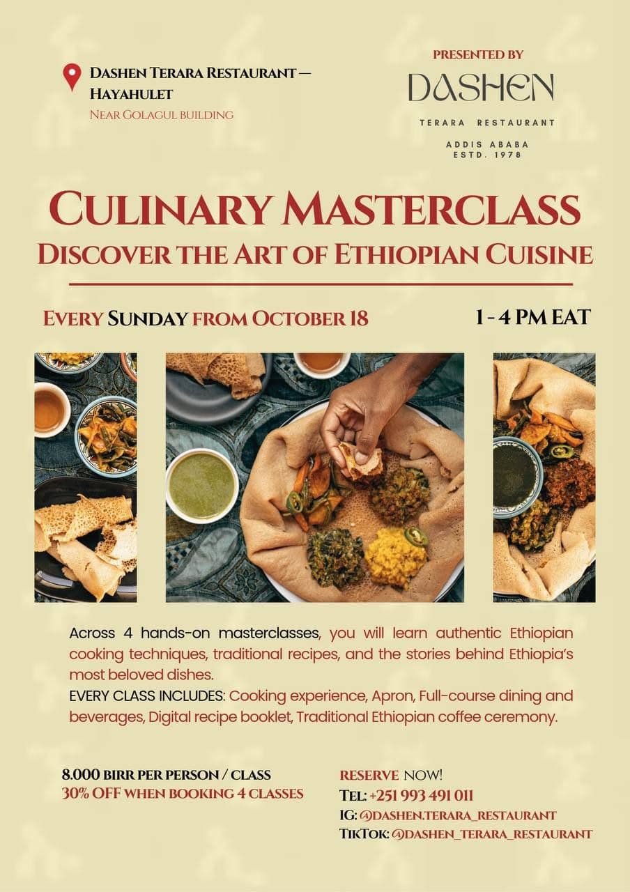 Culinary Masterclass: Discover the Art of Ethiopian Cuisine (1/1)