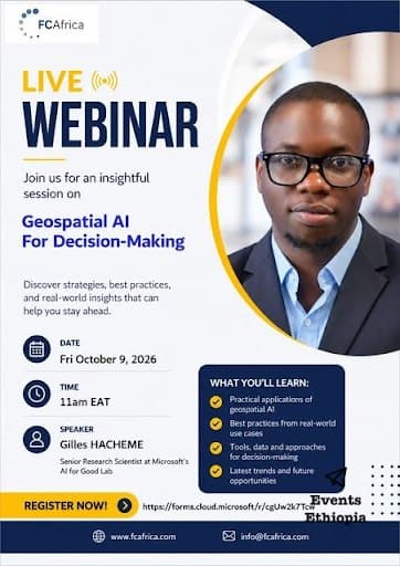 Live Webinar: Geospatial AI for Decision-Making (1/1)